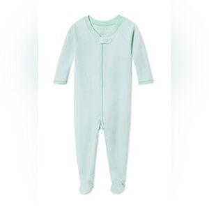 Lake Pajamas Baby Sleeper, Light Green Stripes, Size 6-9 Months